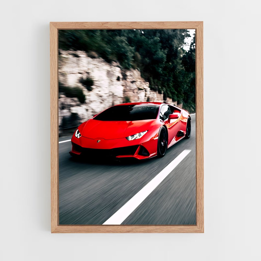 Poster Huracan evo somptueuse – affiche Lamborghini (vue 4)